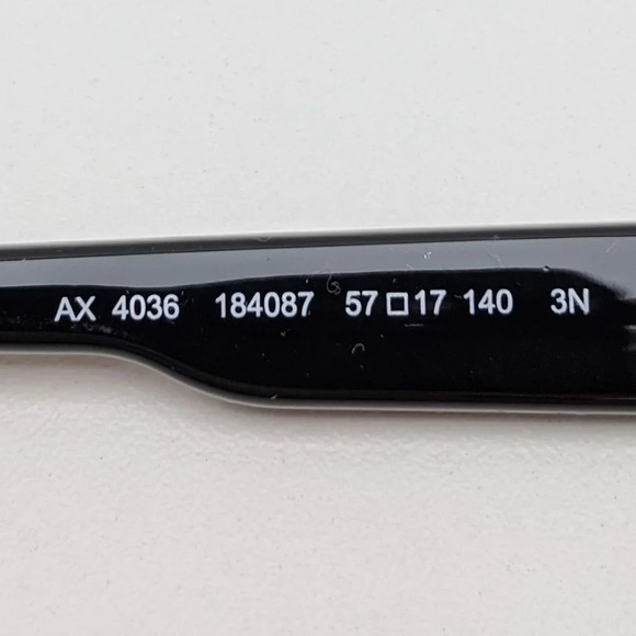 🕶️Armani Exchange AX4036 184087 Sunglasses 57/17 140 /KAA125🕶️ - Picture 3 of 5